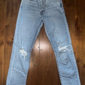 Levi's Blue Skinny Jeans with Light Wash